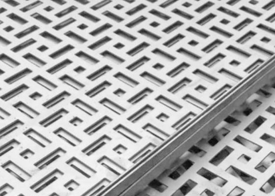 0.2mm-10mm πάχος από ανοξείδωτο χάλυβα τρυπημένο φύλλο μετάλλου με προσαρμοσμένα μοτίβα τρύπων για βιομηχανικό εξοπλισμό και φίλτρα