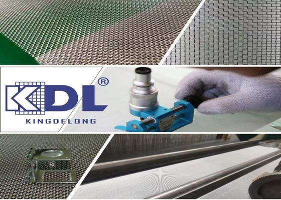 Υψηλής ποιότητας SS304 316 Stainless Steel Square Metal Woven Sieving Screen Filter Netting