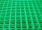 τρύπα ορθογωνίων φύλλων Weldmesh επιτροπών φρακτών καλωδίων 1.8m πράσινη βινυλίου ντυμένη ενωμένη στενά