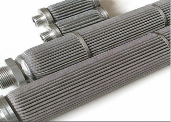 Πτυχωμένο ανοξείδωτο φίλτρο