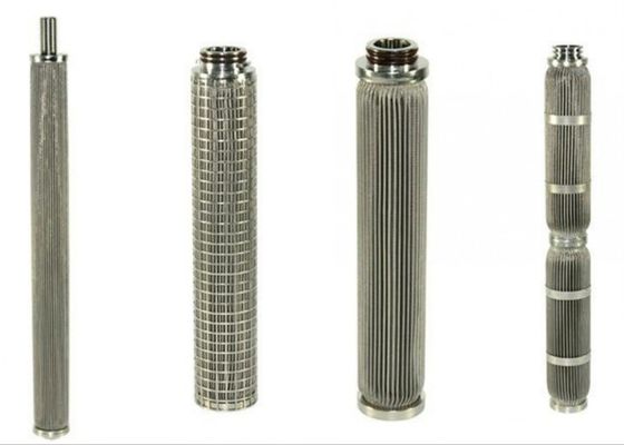 Πτυχωμένο ανοξείδωτο φίλτρο