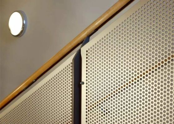 προστασία του περιβάλλοντος φύλλων αργιλίου 0.5mm 6mm διακοσμητική διατρυπημένη