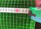 Πράσινο 25m Pvc επικαλυμμένο συρματόπλεγμα ρολ υλικό ύφασμα με ευθεία άκρη για φράχτες