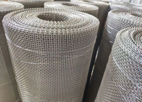 Ανθεκτικό στη διάβρωση υφασμένο πλέγμα οθόνης Ζυγισμένη επιφάνεια Τυλιγμένη