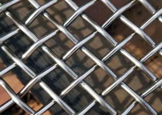 Αντίσταση στην τριβή τετραγωνική τρύπα υψηλού άνθρακα χάλυβα υφασμένο σύρμα πλέγμα