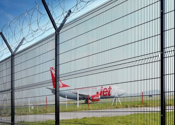 Αντιμροστινικό χάλυβα άνθρακα PVC επικαλυμμένο συγκολλημένο σύρμα για φράχτη ασφαλείας