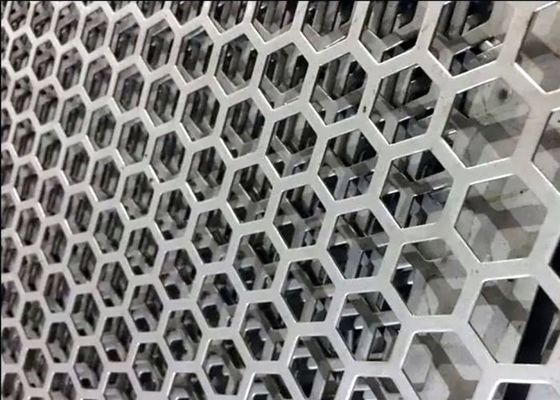 Χρωματιστή επικάλυψη PVC διάτρητο φύλλο αλουμινίου για εξωτερική διακόσμηση τοίχου