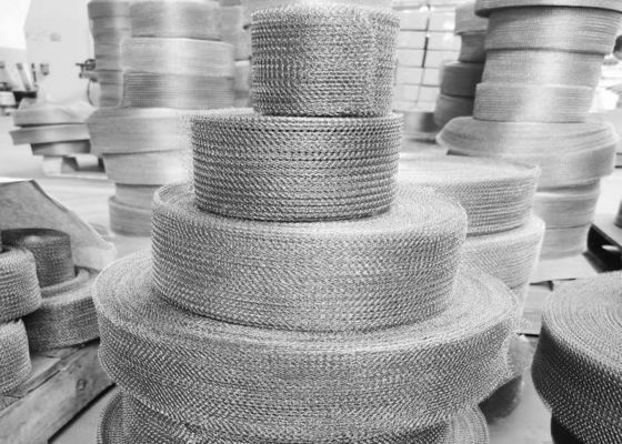 ISO 9001 Δαχτυλίδι από πλεκτό σύρμα από ανοξείδωτο χάλυβα για στοιχεία φίλτρου