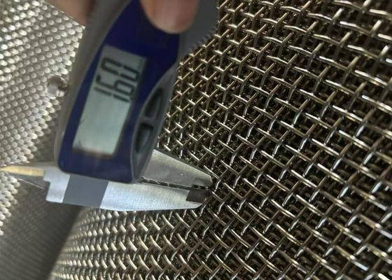 Τύπος υφαντότητας Καθαρό υφαντό σύρμα από ανοξείδωτο χάλυβα για διαλογή και φιλτράρισμα οξέων/αλκαλίων πλάτος 0,03m-6,5m