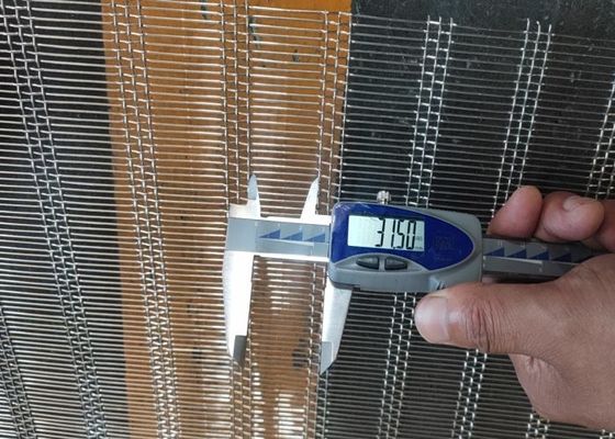 Δίκτυο από ανοξείδωτο χάλυβα Πολυδιάστατο ανθεκτικό πλέγμα από 4 έως 635 Διάμετρο ματιών 1m-300m