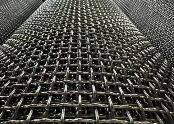 Οθόνη πλέγματος συρματόσχοινου υψηλής αντοχής σε εφελκυσμό με άνοιγμα 2mm και πλάτος ρολού 0,9-1,5m