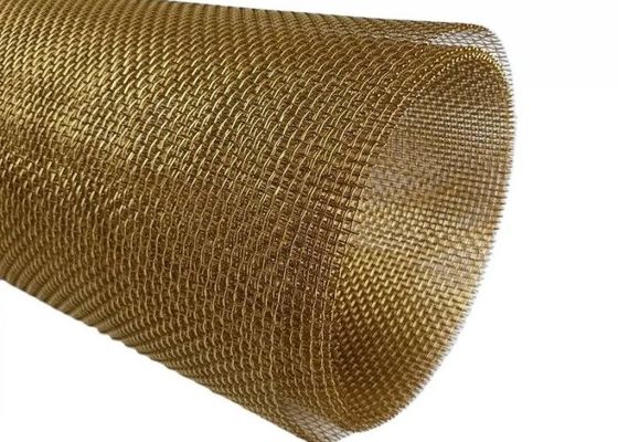 Διχτυωτό φίλτρο ορείχαλκου 2-200 Mesh Plain Woven Brass Screen Mesh Ανθεκτικό στη θερμότητα