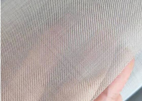 316L Twilled Weave Stainless Steel Wire Mesh Screen για διήθηση ακριβείας