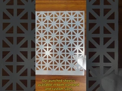 Τυπικά μεγέθη ή εξατομικευμένες επιλογές 304 διάτρητο δίχτυ με πάχος 0,1-12 mm